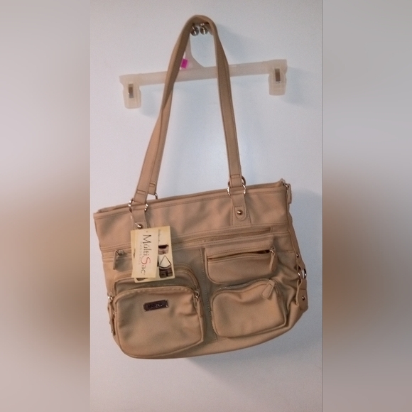 NWT Multi Sac Elegant Cream Handbag - Picture 1 of 11